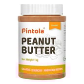 1 - Pintola Classic Peanut Butter,  1 kg  Crunchy 