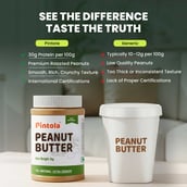 3 - Pintola All Natural Peanut Butter,  0.350 kg  Extra Crunchy 