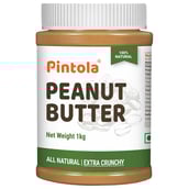 1 - Pintola All Natural Peanut Butter,  1 kg  Extra Crunchy 