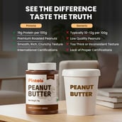 3 - Pintola Dark Chocolate Peanut Butter,  1 kg  Crunchy 