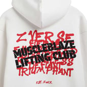 5 - MuscleBlaze Z-League Hoodie, X-Large White