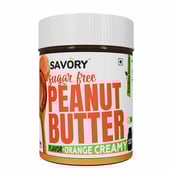 1 - Savory Sugar Free Peanut Butter,  200 g  Orange Creamy 