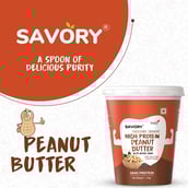 5 - Savory Chocolate High Protein Peanut Butter,  1.2 kg  Crunchy 
