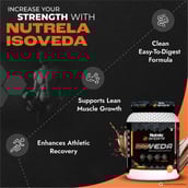 4 - Nutrela Sports Patanjali Isoveda Whey Protein Isolate,  2.2 lb  Chocolate Irish 