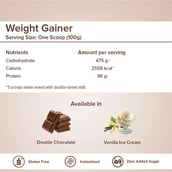 2 - GNC Pro Performance Weight Gainer,  2.2 lb  Double Chocolate 