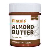 1 - Pintola Dark Chocolate Almond Butter,  Creamy  0.200 kg 