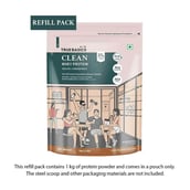 1 - TrueBasics Clean Whey Protein (Isolate + Concentrate) OP, 2.2 lb Chocolate (Refill Pack)