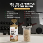 3 - Pintola Wholegrain Brown Rice Cakes, Unsalted 130 g