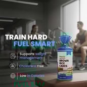 5 - Pintola Wholegrain Brown Rice Cakes,  Lightly Salted (Pack of 4)  130 g 