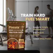 5 - Pintola High Protein Oats, 400 g Dark Chocolate