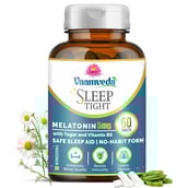 Vaamveda Melatonin Sleeping Pills Strong Medication Neend with Tagar B6,  60 tablet(s)  Unflavoured 