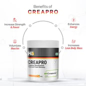 3 - MuscleBlaze CreaPRO Creatine with Creapure® Powder from Germany, Tangy Orange 0.55 lb