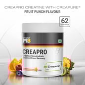 4 - MuscleBlaze CreaPRO Creatine with Creapure® Powder from Germany, Fruit Punch 0.55 lb