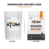 2 - AS-IT-IS Nutrition ATOM Beginners Whey Protein,  1.1 lb  Choco Hazel Fusion