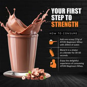 7 - AS-IT-IS Nutrition ATOM Beginners Whey Protein,  1.1 lb  Choco Hazel Fusion 