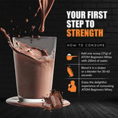 8 - AS-IT-IS Nutrition ATOM Beginners Whey Protein, 2.2 lb Double Rich Chocolate