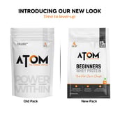 2 - AS-IT-IS Nutrition ATOM Beginners Whey Protein, 2.2 lb Kesar Kulfi