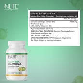 1 - INLIFE Garcinia Cambogia (60% HCA) 1600 mg, 120 capsules