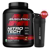 MuscleTech NitroTech Whey Protein,  4 lb  Milk Chocolate 