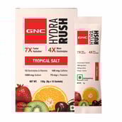 9 - GNC Hydra Rush,  15 sachets/pack  Tropical Salt 