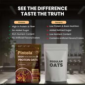 4 - Pintola High Protein Oats,  400 g  Dark Chocolate 
