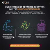 7 - AS-IT-IS Nutrition ATOM PWR Whey Protein, 2.2 lb Choco Hazel Fusion