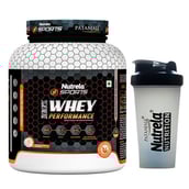 1 - Nutrela Sports Patanjali 100% Whey Performance,  4.4 lb  French Vanilla with Shaker 