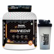 1 - Nutrela Sports Patanjali Isoveda Whey Protein Isolate,  4.4 lb  Malai Kulfi with Shaker 