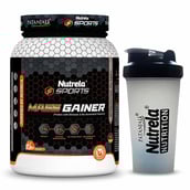 1 - Nutrela Sports Patanjali Mass Gainer,  2.2 lb  Malai Kulfi with Shaker 