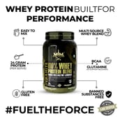 4 - Muscle Military Dynamite 100% Whey Protein Blend,  2.2 lb  Alphonso Mango 