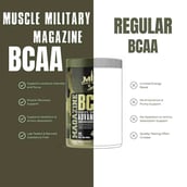 4 - Muscle Military BCAA Advanced,  0.86 lb  30 Servings  Blue Raspberry 
