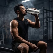 4 - MuscleBlaze Stainless Steel Shaker, Silver 700 ml