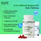 5 - INLIFE Magnesium Glycinate with Zinc Picolinate,  Unflavoured  120 capsules 
