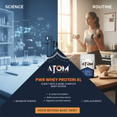 6 - AS-IT-IS Nutrition ATOM PWR Whey Protein, 2.2 lb Double Rich Chocolate