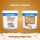 2 - Myfitness by brnd.me Original Peanut Butter,  1.25 kg  Crunchy 