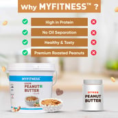 1 - Myfitness by brnd.me Original Peanut Butter,  2.5 kg  Smooth 