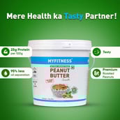3 - Myfitness by brnd.me Natural Peanut Butter,  2.5 kg  Smooth 
