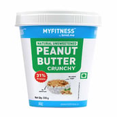 1 - Myfitness by brnd.me Natural Peanut Butter,  510 g  Crunchy 