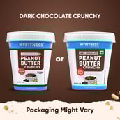 2 - Myfitness by brnd.me Dark Chocolate Peanut Butter,  1 kg  Crunchy 
