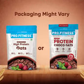 8 - Pro.Fitness High Protein Rolled Oats,  375 g  Dark Chocolate 