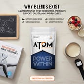 10 - AS-IT-IS Nutrition ATOM PWR Whey Protein, 2.2 lb Dubai Kunafa