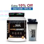 Nutrela Sports Patanjali Mass Gainer,  2.2 lb  Malai Kulfi with Shaker 
