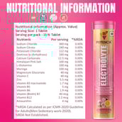 2 - Potencia Electrolyte Effervescent,  15 tablet(s)  Rose Lemonade (Pack of 3) 