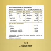 11 - HealthKart HK Vitals Omega 3 1000mg with 180mg EPA and 120mg DHA,  60 capsules