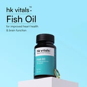 3 - HealthKart HK Vitals Fish Oil 1000mg with 180mg EPA and 120mg DHA,  30 capsules