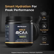 3 - Nutrabay Gold 2:1:1 BCAA + Electrolytes,  0.55 lb  31 Servings  Green Apple 