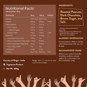 5 - Nutrabay Foods Chocolate Peanut Butter,  400 g  Chocolate Intense, Creamy 