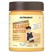 1 - Nutrabay Foods All-Natural Peanut Butter,  400 g  Unsweetened, Creamy 