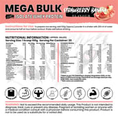 3 - White Wolf Mega Bulk,  6.6 lb  Strawberry Banana 