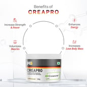 10-(3 - MuscleBlaze CreaPRO Creatine with Creapure® Powder from Germany,  Unflavoured  0.22 lb